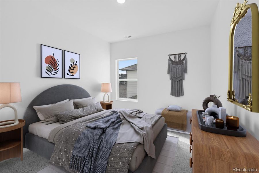 Furnished interior view inside a new home in Painted Prairie Cottage, Aurora (Image 7).