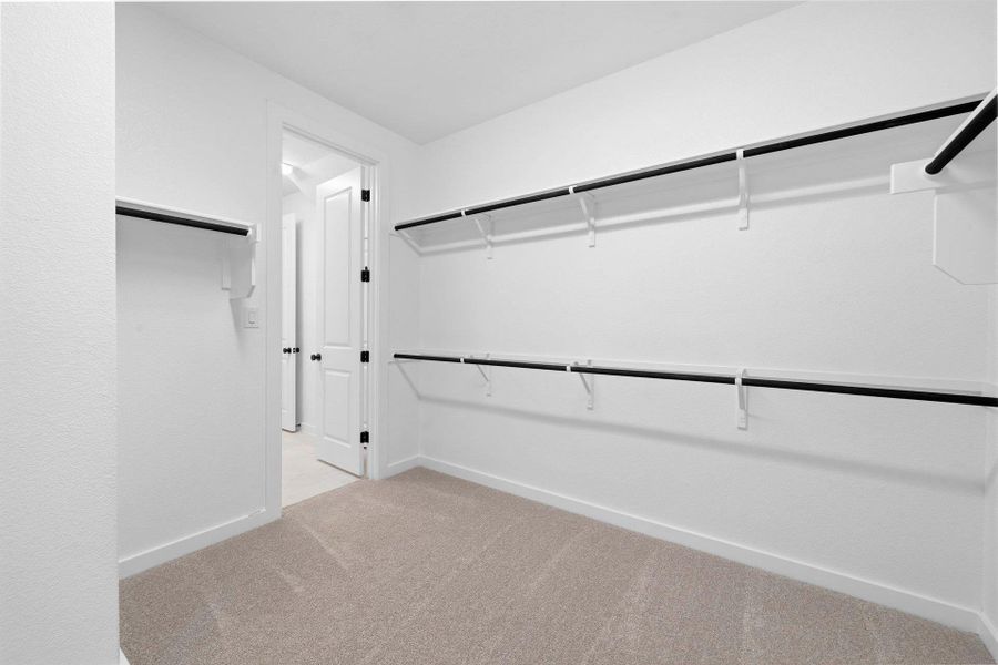 Walk-in closet in Primary Bedroom