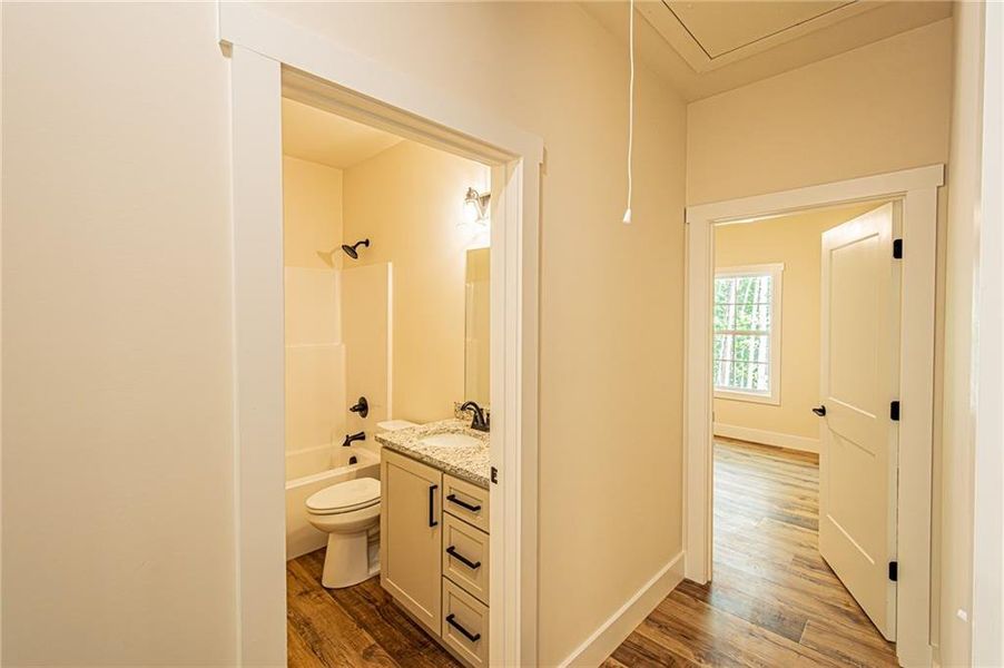 Furnished interior view inside a new home in , Dawsonville (Image 17).