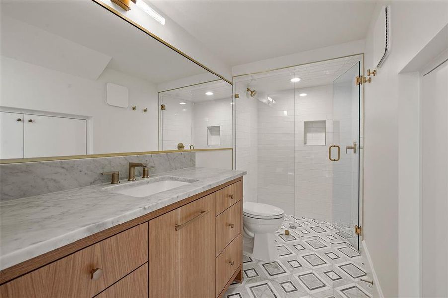 Downstairs guest bath Downstairs guest bath