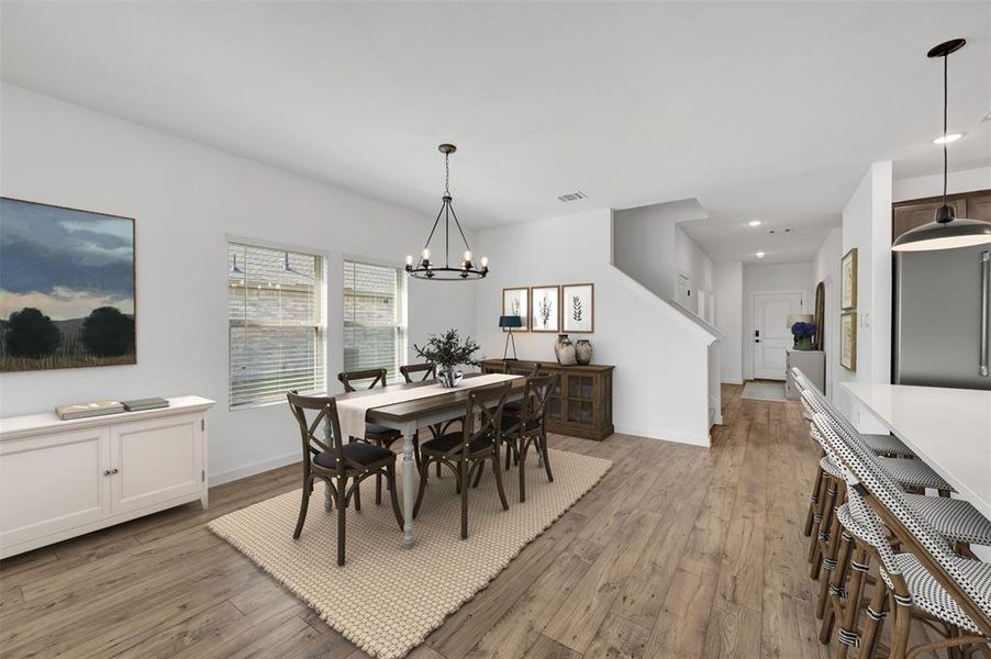 Furnished interior view inside a new home in Rolling Ridge, Van Alstyne (Image 15).
