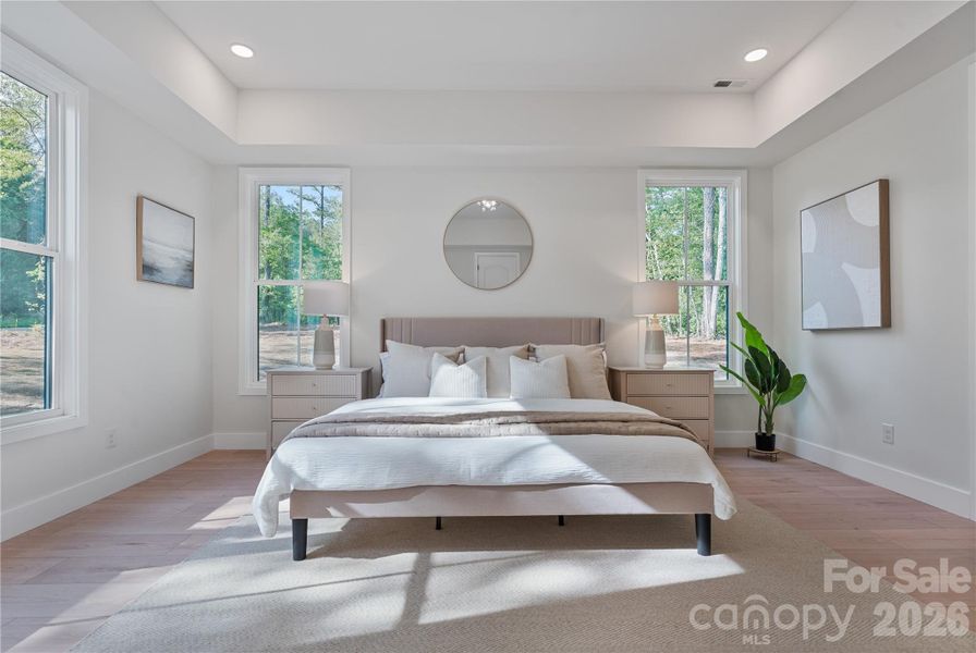Furnished interior view inside a new home in , Clover (Image 35).