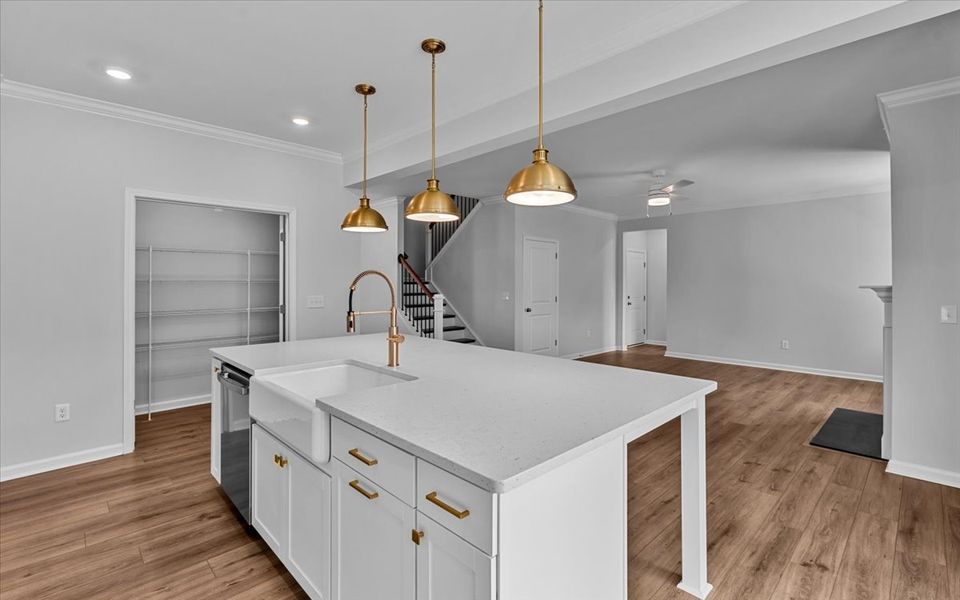 Furnished interior view inside a new home in Hanes Lake, Winston-Salem (Image 10).