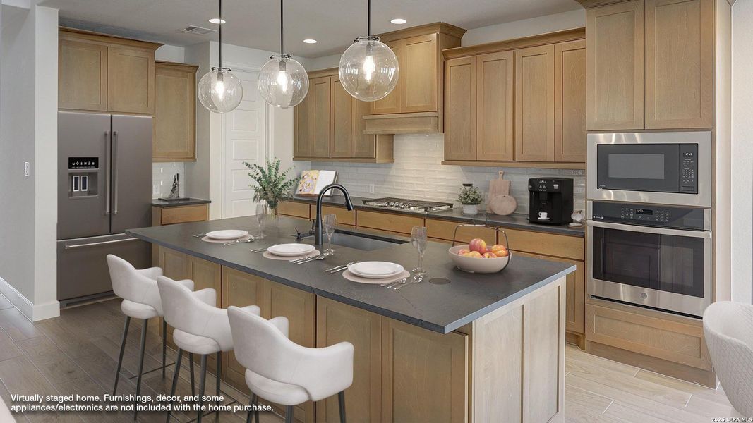 Furnished interior view inside a new home in The Ranches at Creekside, Boerne (Image 15).