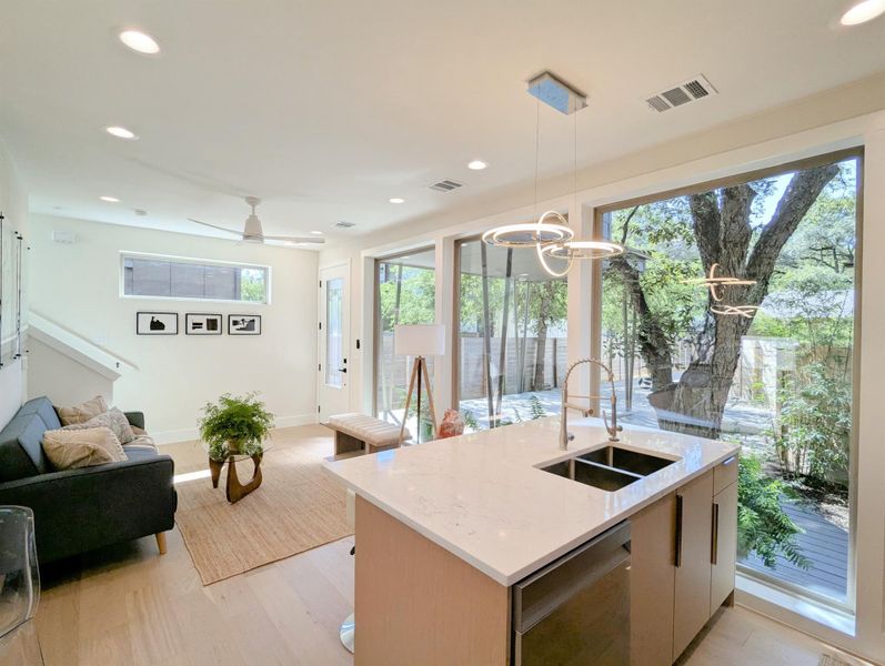 Furnished interior view inside a new home in , Austin (Image 26). Furnished interior view inside a new home in , Austin (Image 26).