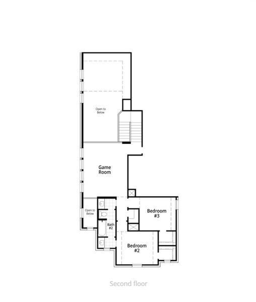 2D floor plan layout for the Easton Plan by Highland Homes in Jubilee: 40ft. lots, Hockley, TX (Image 13). 2D floor plan layout for the Easton Plan by Highland Homes in Jubilee: 40ft. lots, Hockley, TX (Image 13).