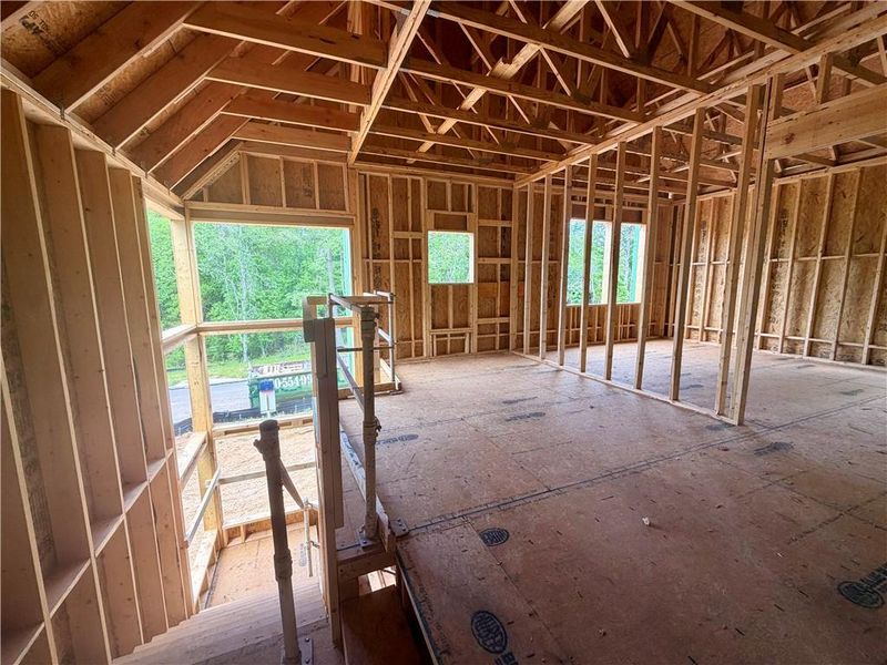 In-progress construction of a new home in Aster, Roswell, GA (Image 44).