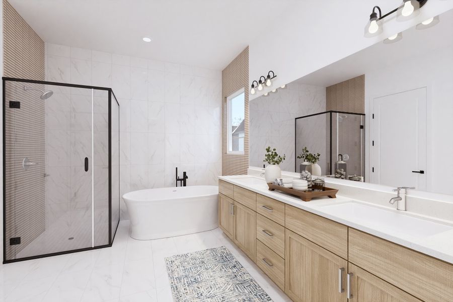 The Giles - Optional Freestanding Tub w Shower The Giles - Optional Freestanding Tub w Shower