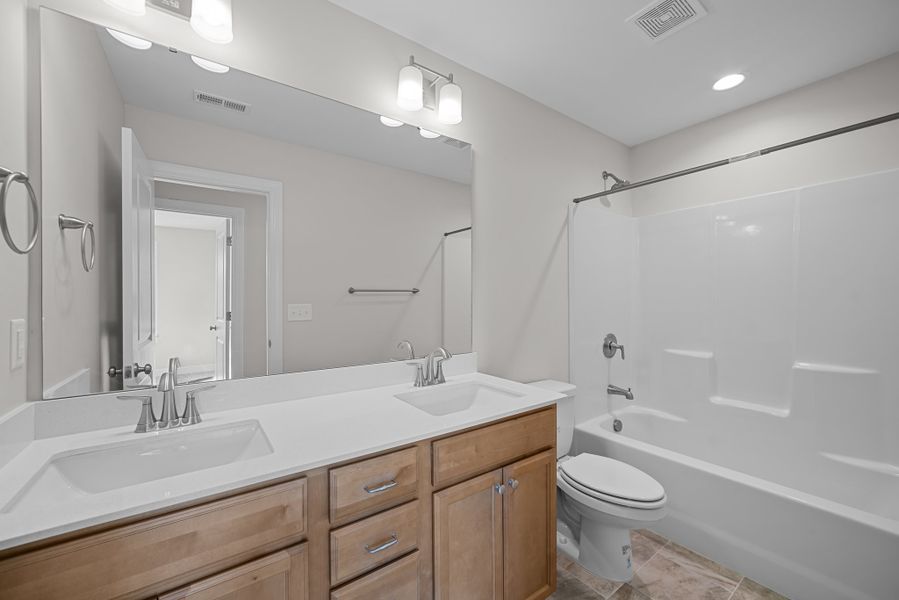 Furnished interior view inside a new home in Kennedy's Crossing, Grimesland (Image 9). Furnished interior view inside a new home in Kennedy's Crossing, Grimesland (Image 9).