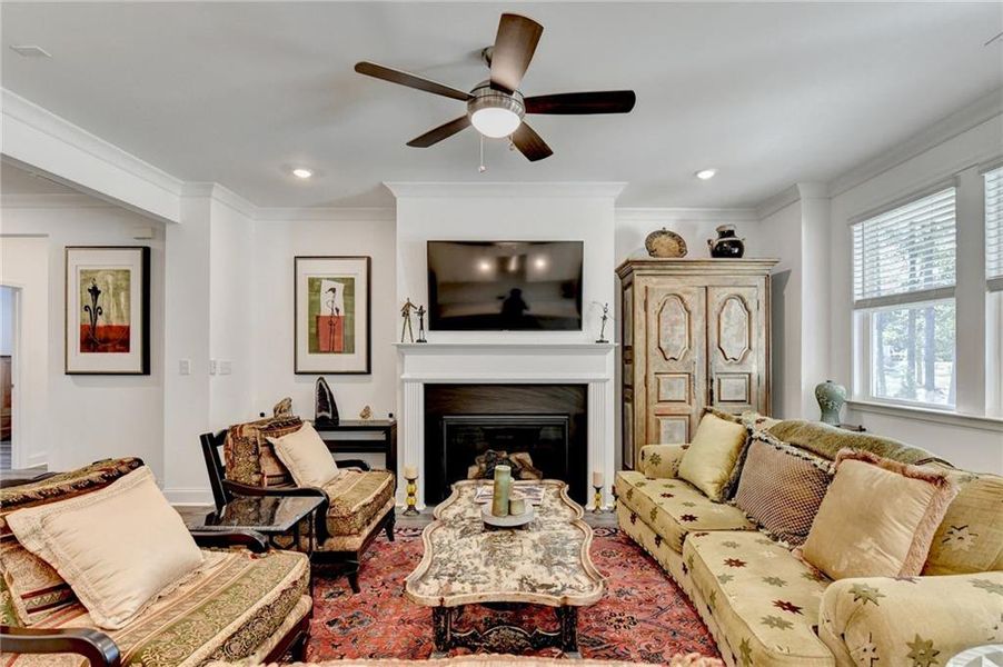 Furnished interior view inside a new home in Bailey Fence, Dacula (Image 12).