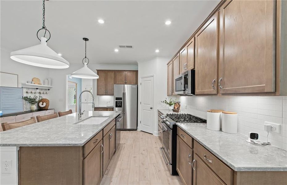 Furnished interior view inside a new home in Watermist at Mirror Lake, Villa Rica (Image 15).
