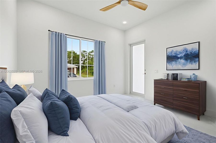 Furnished interior view inside a new home in , Lehigh Acres (Image 14).