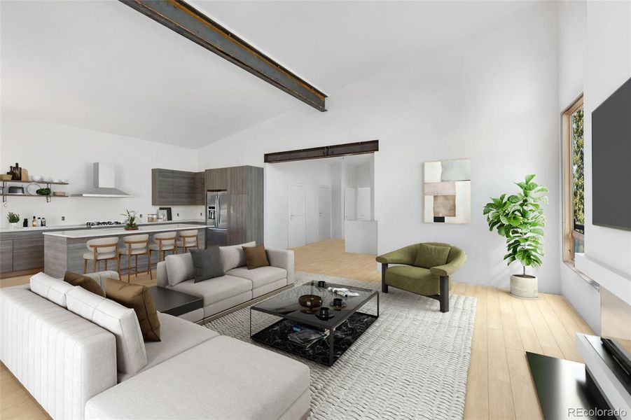 This photo is virtually staged & enhanced.