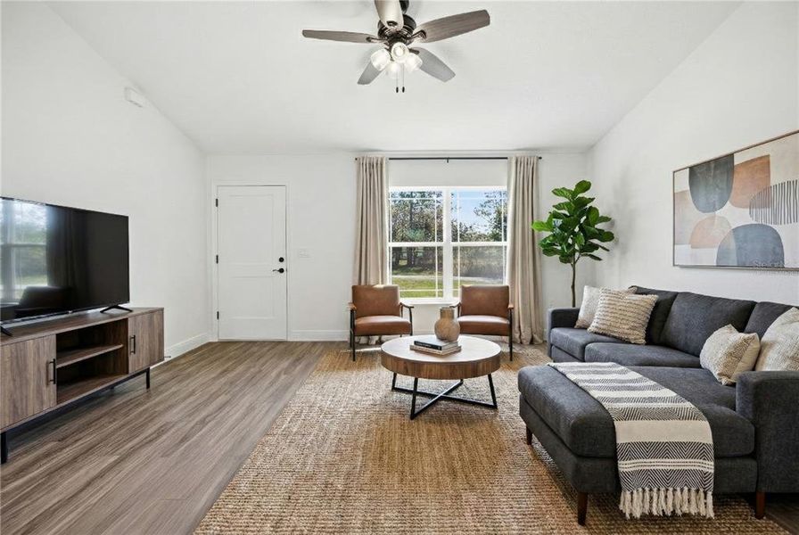 Furnished interior view inside a new home in , Citrus Springs (Image 8).