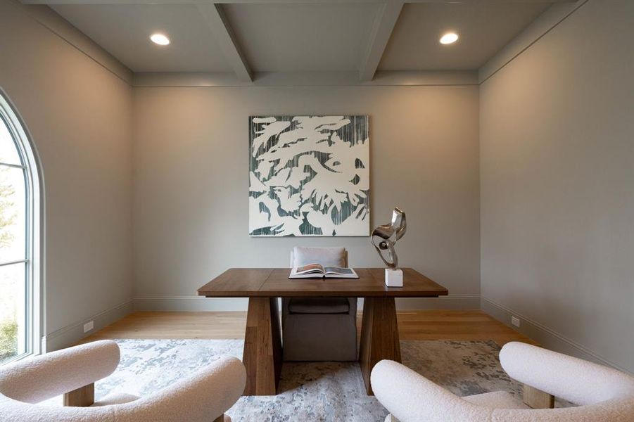 Furnished interior view inside a new home in , Dallas (Image 8).