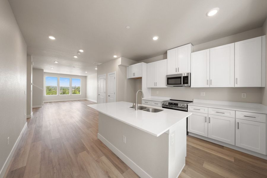 Furnished interior view inside a new home in Berkeley Villas, Denver (Image 5).