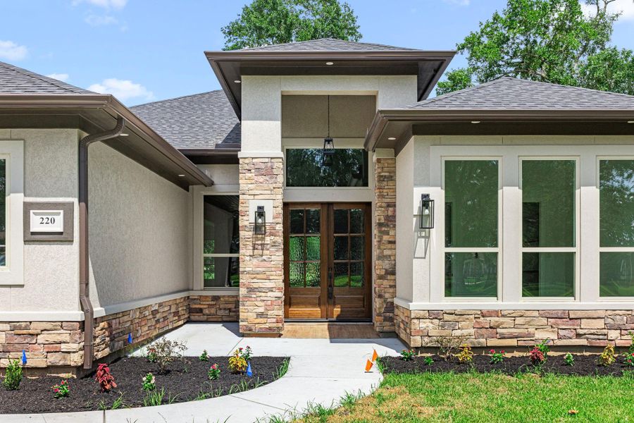 Exterior details and patio area of a home in , Hempstead (Image 3). Exterior details and patio area of a home in , Hempstead (Image 3).