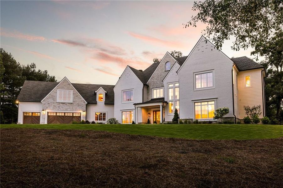 Front exterior of a new home in , Canton, GA, highlighting curb appeal (Image 29).