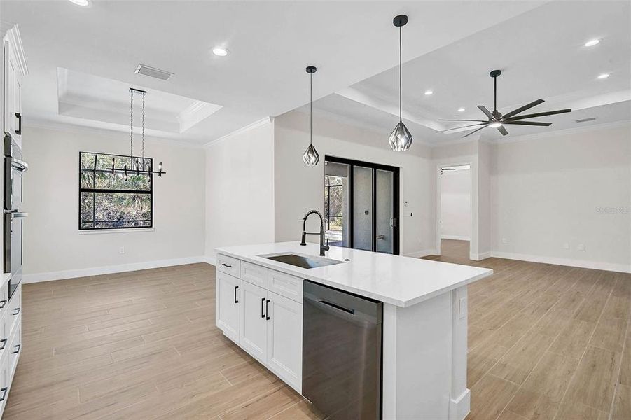 Furnished interior view inside a new home in , Rotonda West (Image 17).