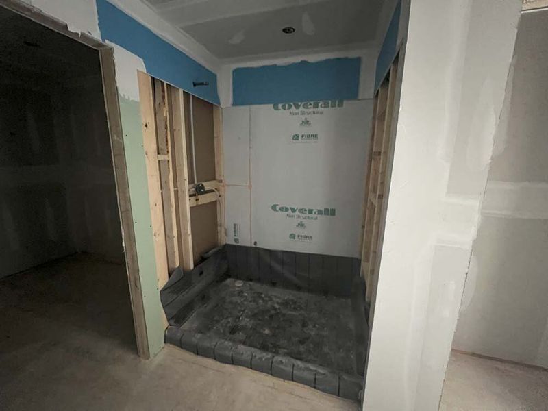 Primary Bathroom Construction Progress