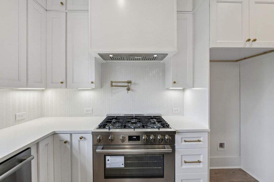 Furnished interior view inside a new home in Skyview On Broad, Sugar Hill (Image 9).