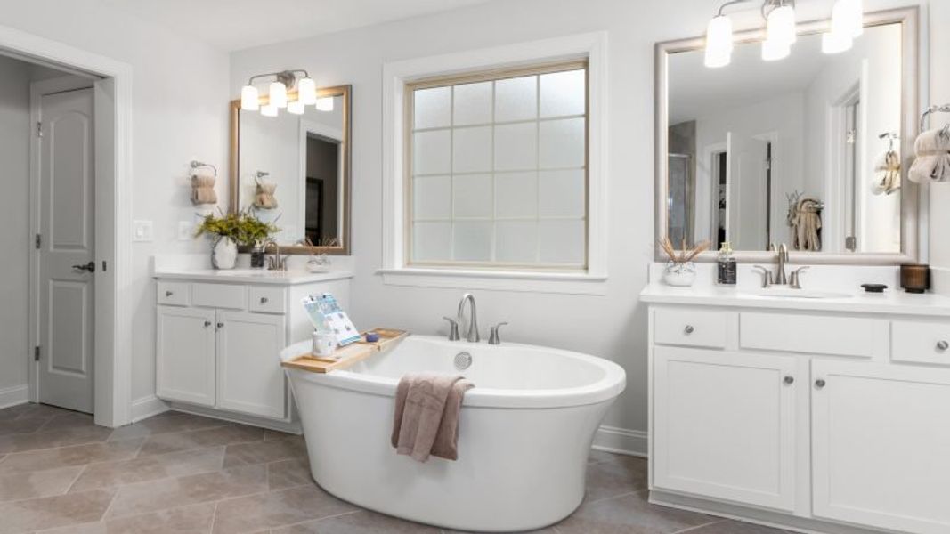 Furnished interior view inside a new home in Preserve at Carriage Cove, Oak Ridge (Image 45).