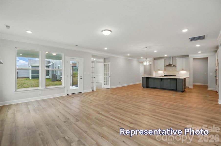 Spacious, unfurnished interior of a new home in The Enclave at Laurelbrook, Sherrills Ford (Image 32).