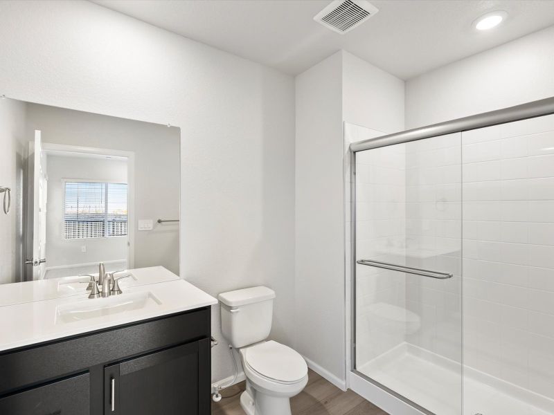 Furnished interior view inside a new home in Three Hills, Morrison (Image 8).
