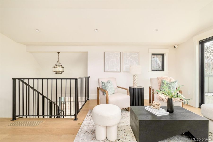 Furnished interior view inside a new home in , Denver (Image 13). Furnished interior view inside a new home in , Denver (Image 13).