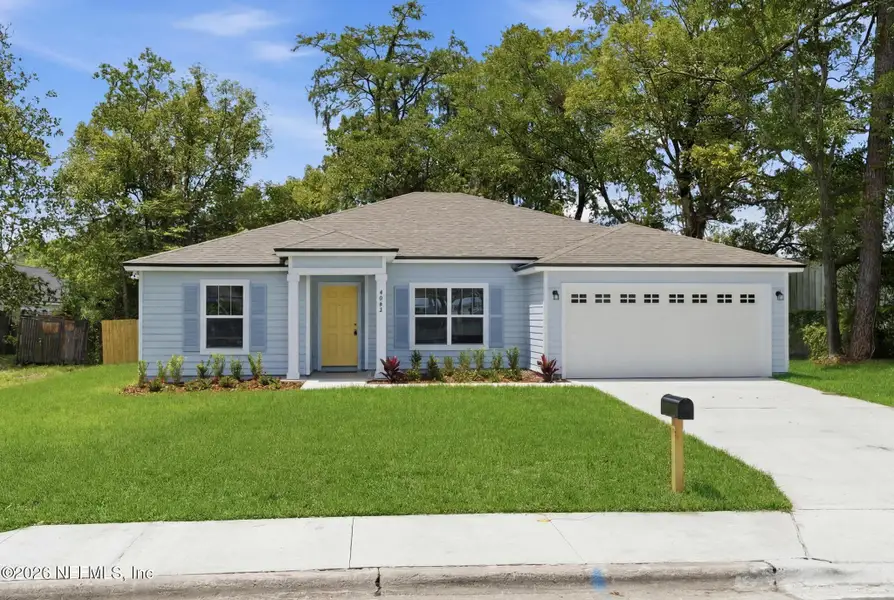 Front exterior of a new home in , Jacksonville, FL, highlighting curb appeal (Image 2). Front exterior of a new home in , Jacksonville, FL, highlighting curb appeal (Image 2).