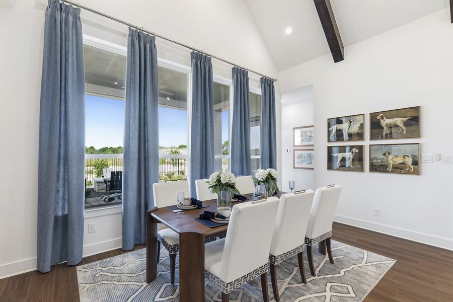 Representative Dining Room - some options shown