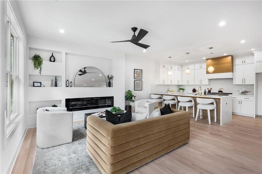 Furnished interior view inside a new home in , Smyrna (Image 31).