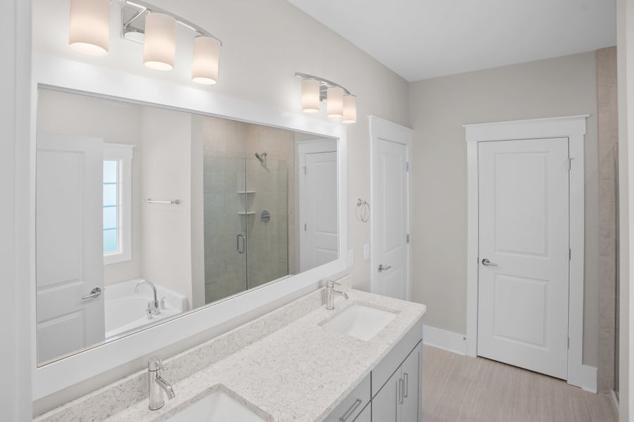 Furnished interior view inside a new home in Osprey Landing, Southport (Image 15).