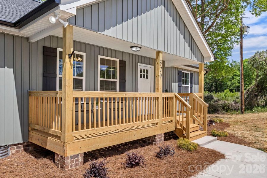 Exterior details and patio area of a home in , York (Image 27).