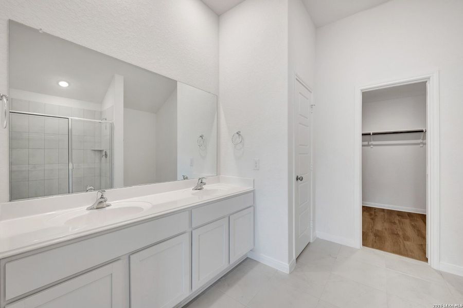 Furnished interior view inside a new home in Chaparral Ranch, Floresville (Image 6).