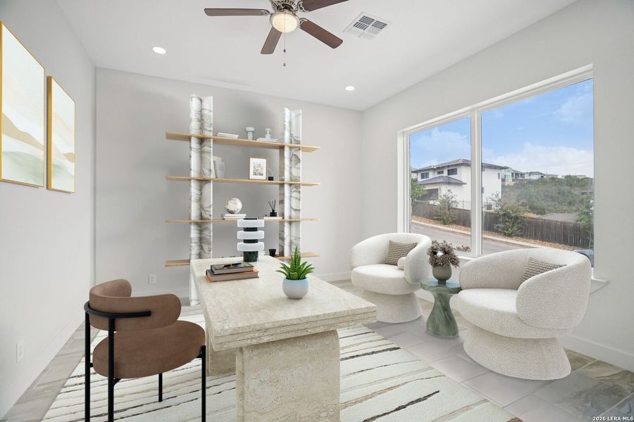 Furnished interior view inside a new home in , San Antonio (Image 17).