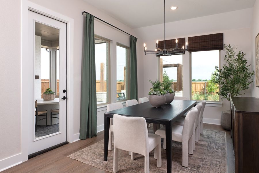 Representative furnished interior of a home built from the Logan by Tri Pointe Homes in LaPrelle, Haslet (Image 15).