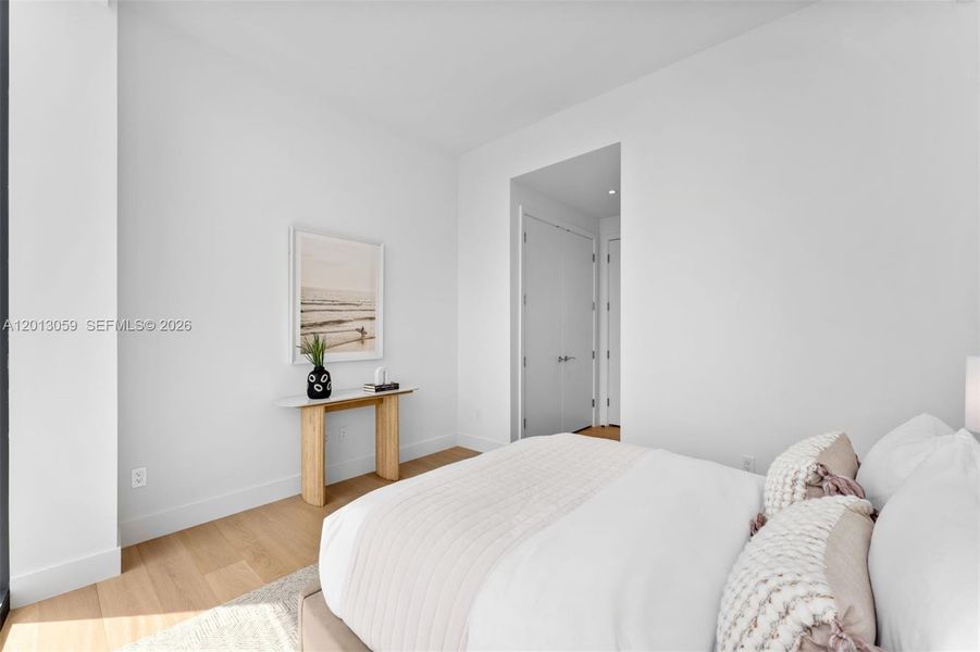 Furnished interior view inside a new home in , Miami (Image 33).