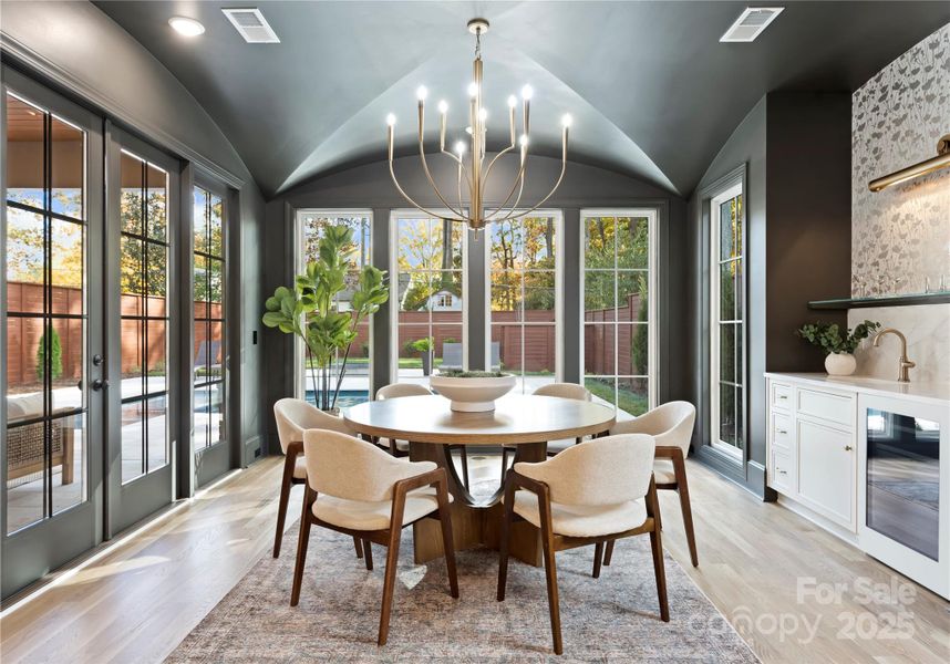 Furnished interior view inside a new home in , Charlotte (Image 10).