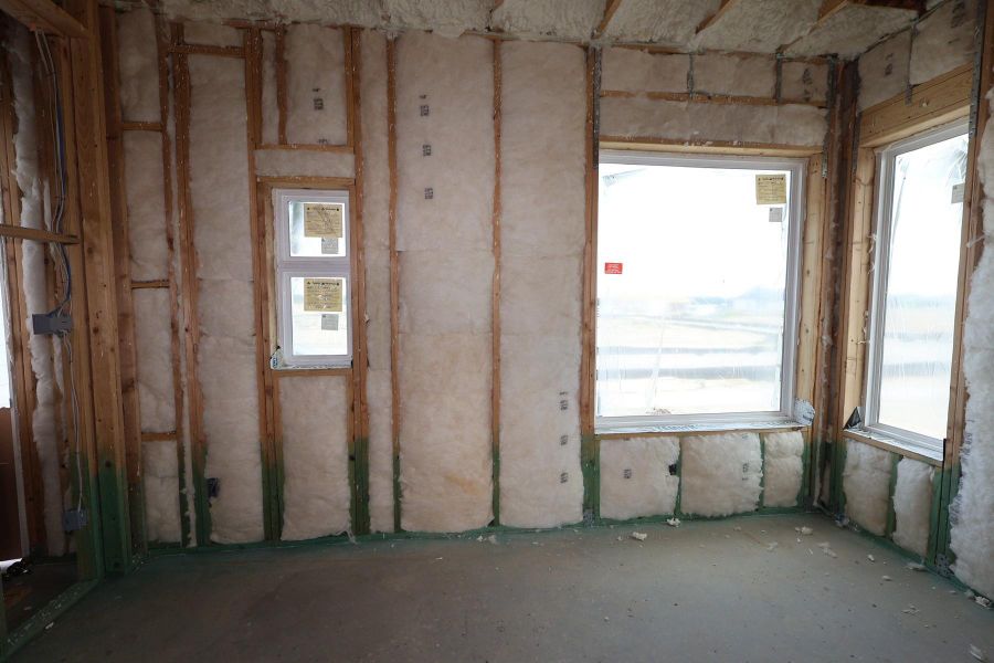 In-progress construction of a new home in Bridgeland Central: Emerald Heights - Enclave Row Collection, Cypress, TX (Image 6).