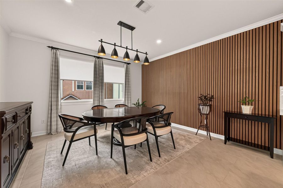 Furnished interior view inside a new home in , Houston (Image 9).