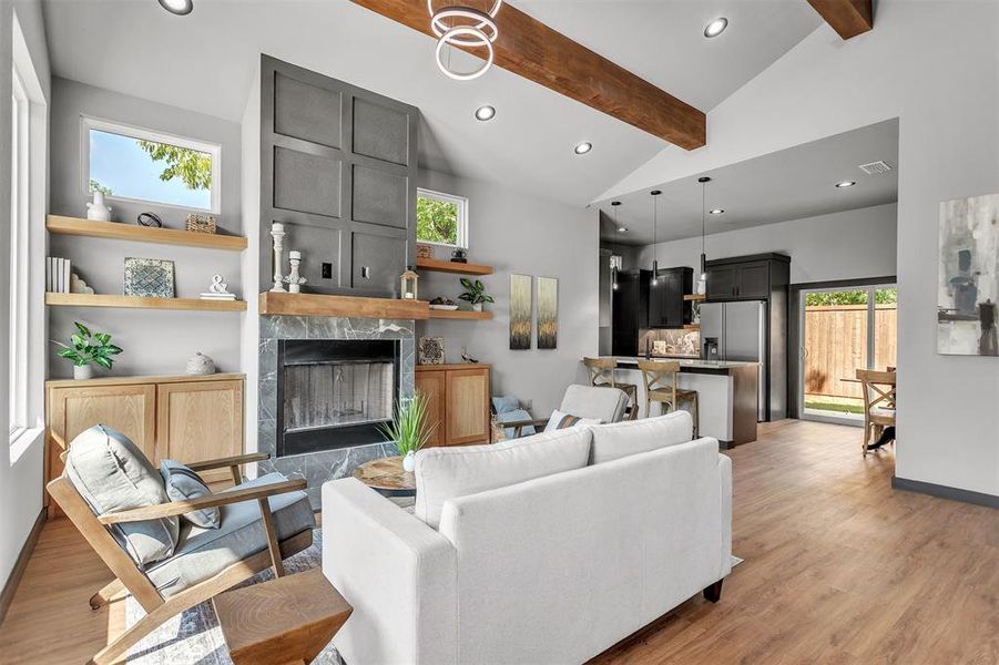 Furnished interior view inside a new home in , Greenville (Image 13). Furnished interior view inside a new home in , Greenville (Image 13).