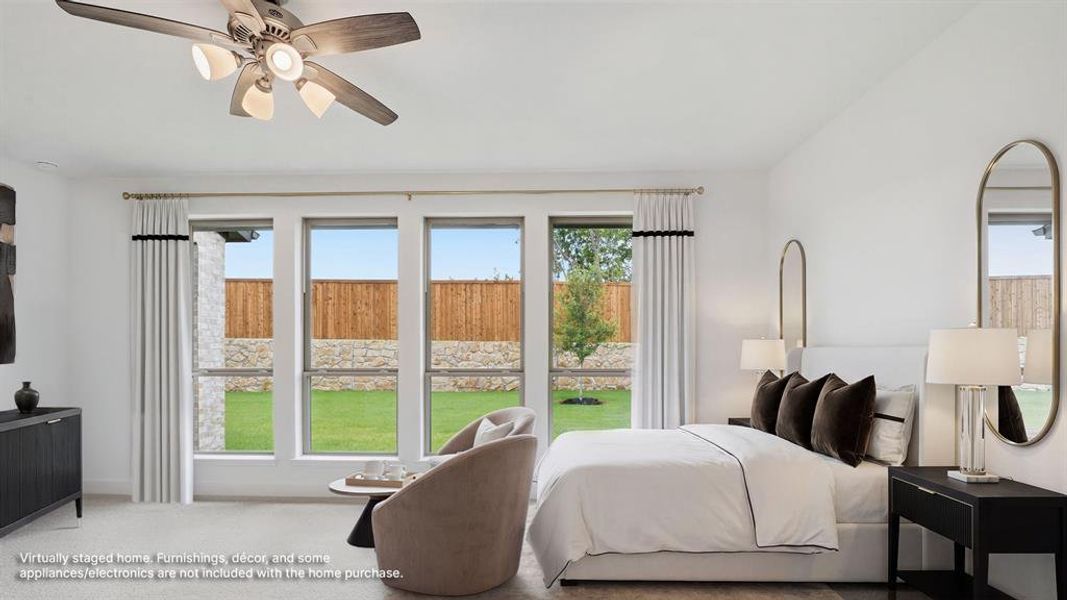 Furnished interior view inside a new home in The Heights at Uptown Celina, Celina (Image 7).