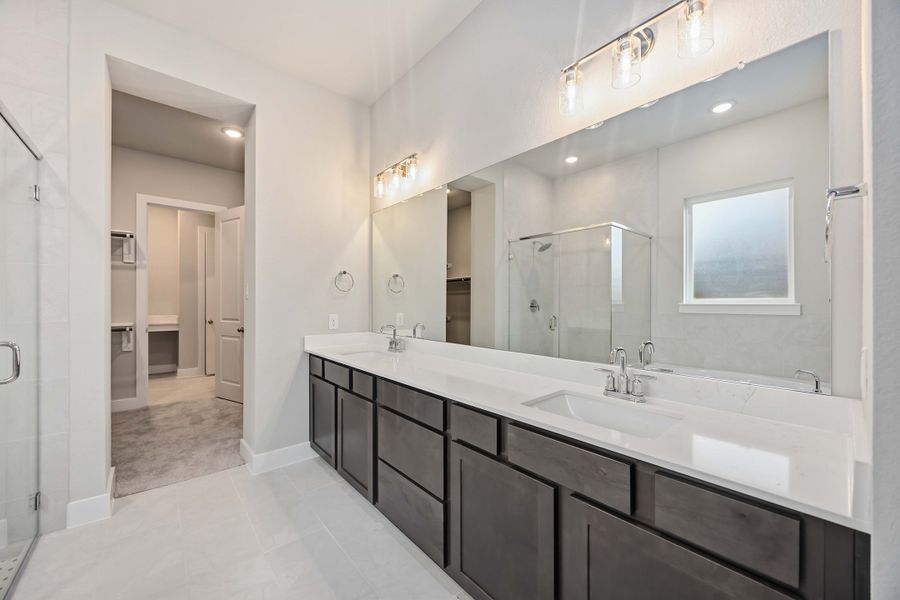 Furnished interior view inside a new home in Canterra Creek  60', Rosharon (Image 14).