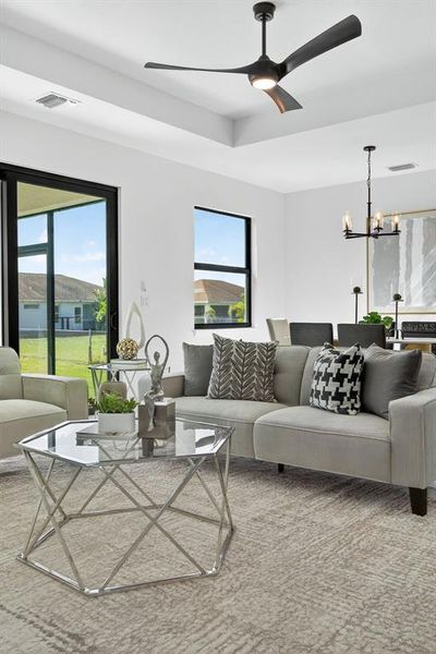 Furnished interior view inside a new home in , Lehigh Acres (Image 26).