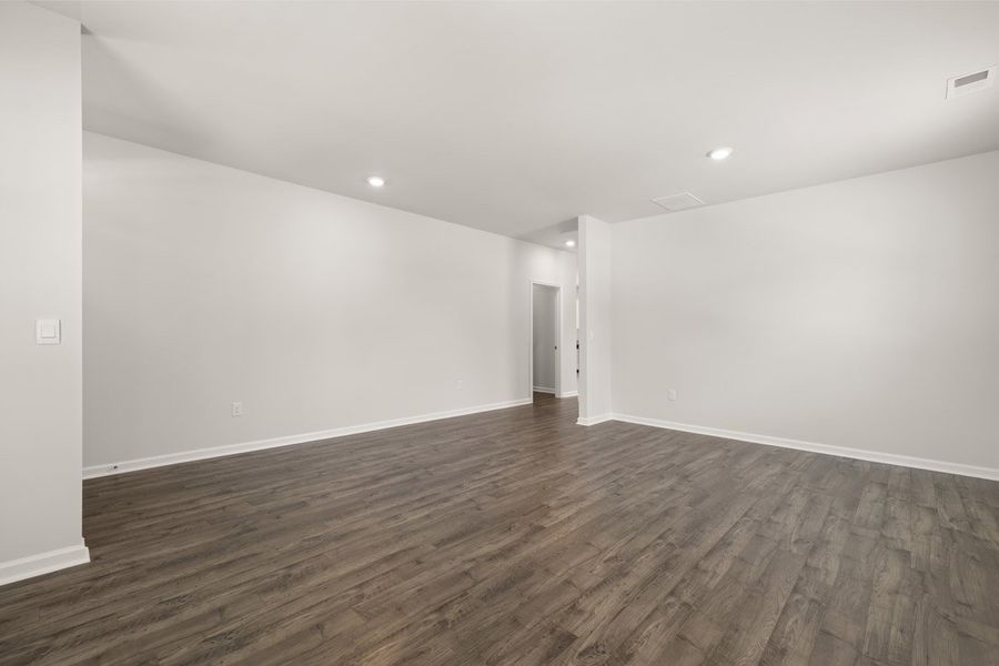 Representative unfurnished interior of a home built from the Mansfield by D.R. Horton in Southwind Village, Evans (Image 43).