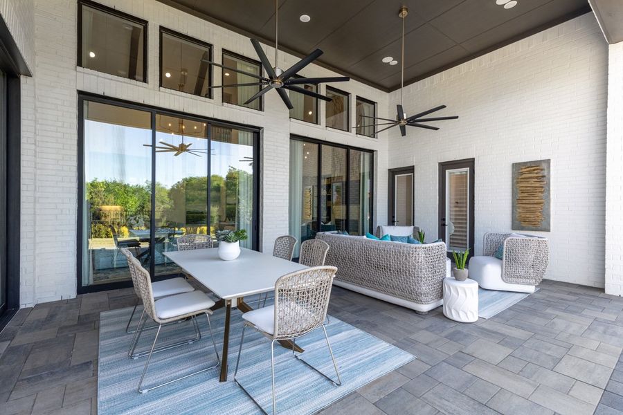 Representative Patio - some options shown