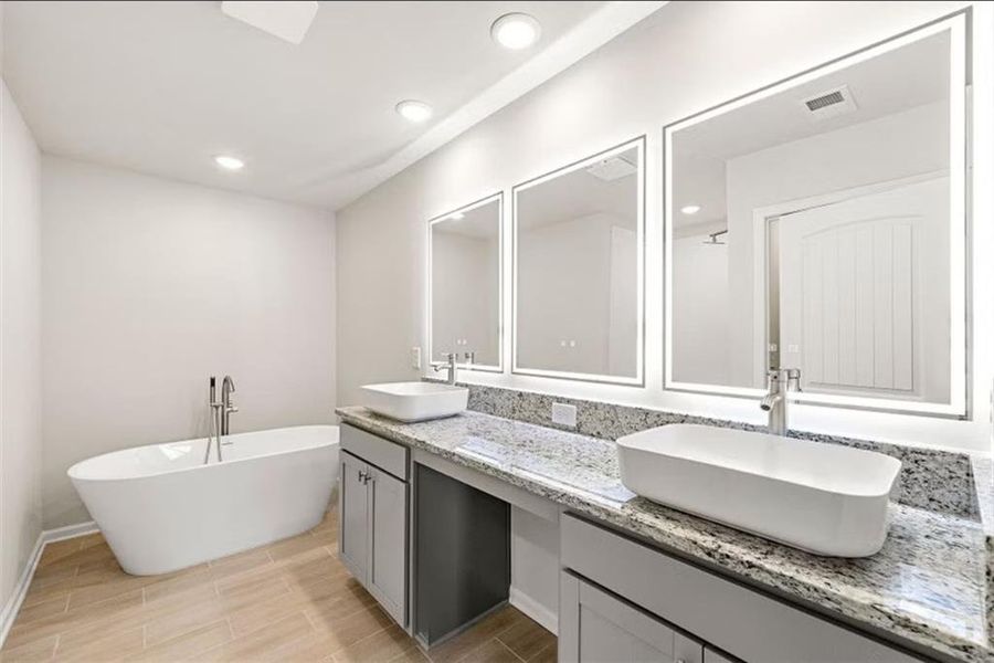 Furnished interior view inside a new home in Carolina, Palmetto (Image 6). Furnished interior view inside a new home in Carolina, Palmetto (Image 6).