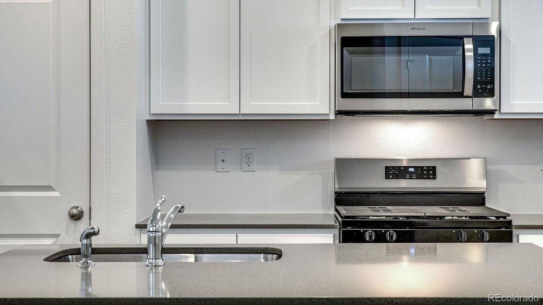 Close-up of interior finishes inside a home in Settlers Crossing, Commerce City (Image 12).