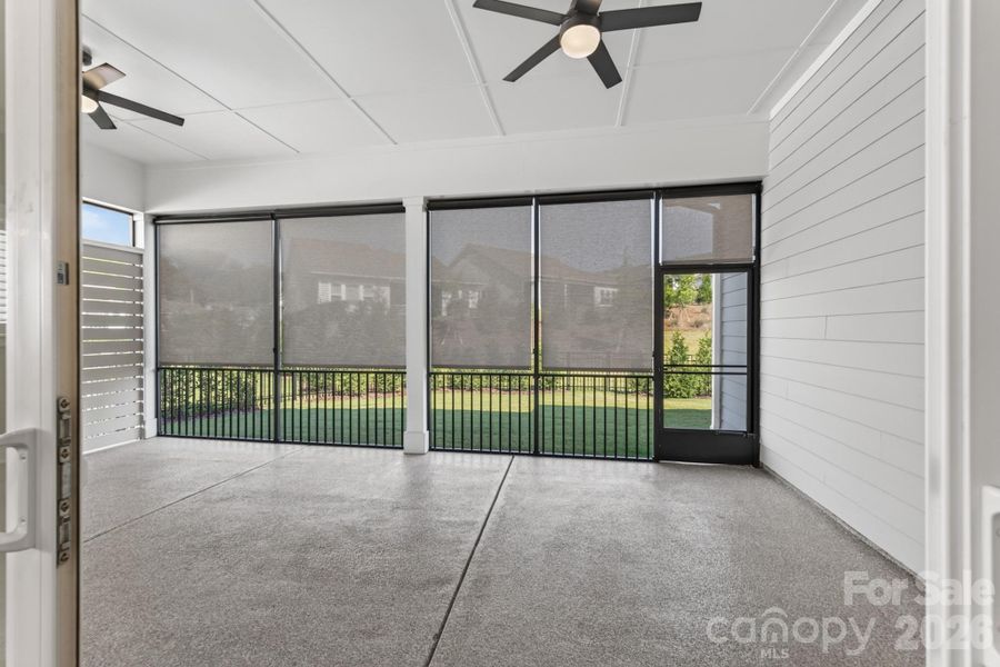 Screened In Covered Porch